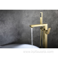 Gold Brass Bathroom Shower Faucet Sets Rain